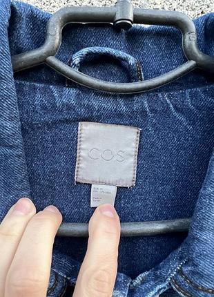 Чоловіча джинсова куртка cos pleated front denim 3