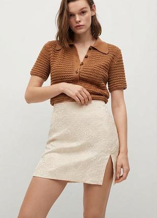 Лляна спідниця з вишивкою sportmax