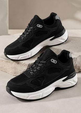 Кроссовки женские черные 36-41 (маломерят) 40