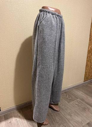 Серые широкие брюки 👖🩶