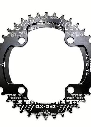 Звезда для шатуна snail narrow wide 104bcd 38т круг черный (spr-034)