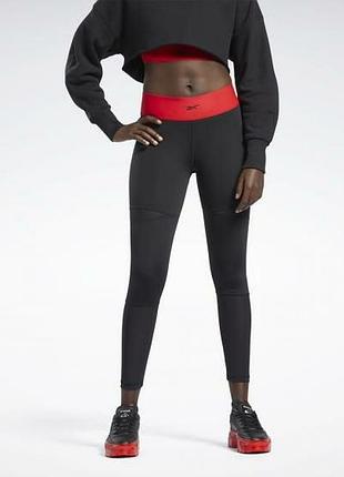 Женские спортивные леггинсы, капри reebok cardib 1х