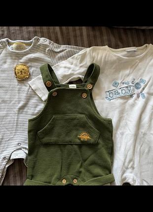 Комплект із 3 дитячих речей 3–6 місяців 👶🩷