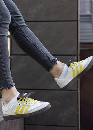 Adidas samba x wales bonner yellow 8
