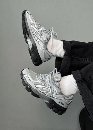 Чоловічі кросівки asics gel-nyc silver/black