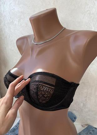 Красивый черный лиф бюст сеткой h&amp;m 3