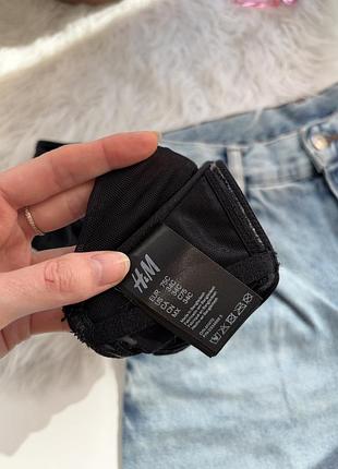 Красивый черный лиф бюст сеткой h&amp;m 5