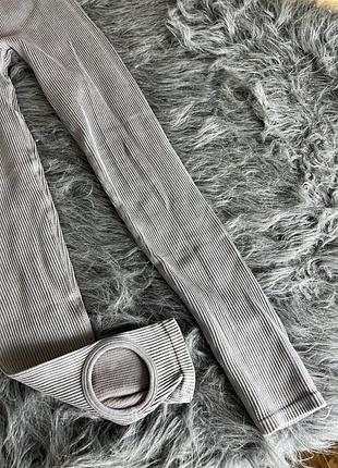 Лосіни в рубчик zara 4