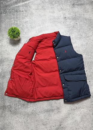 Чоловіча пухова жилетка polo ralph lauren reversible down vest