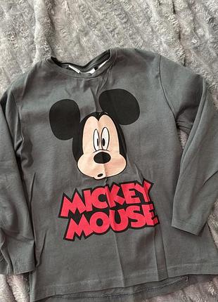 Лонгслив mickey mouse для мальчика