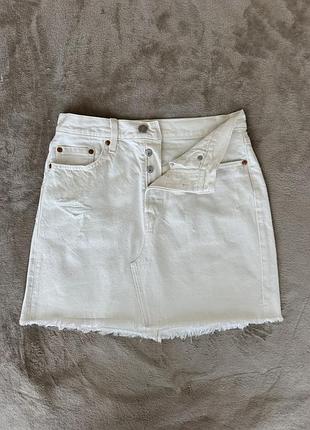 Спідниця levi's молочна