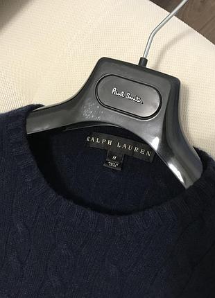 Невероятный 💯 кашемировый джемпер ralph lauren 5