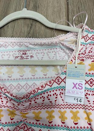 Піжама різдвяна primark 3