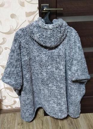 Жіночий теплий пончо,халат m&s,р s