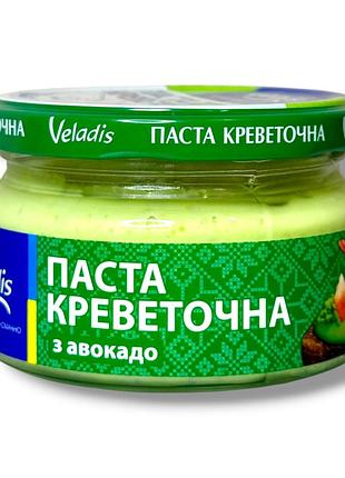 Паста креветочная с авокадо veladis 160 г