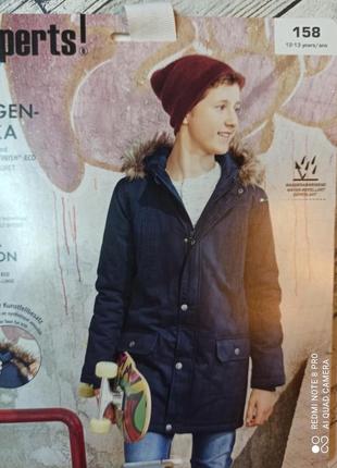 Легкая, демисезонная ,куртка -парка, pepperts, для подростка 12-13 лет, рост 158.2 фото