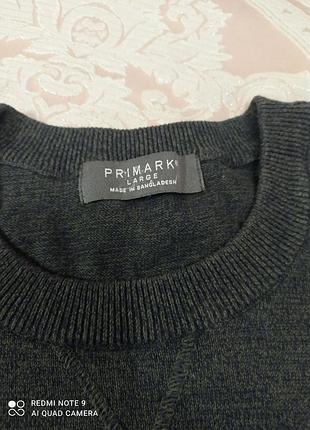 Свитер мужской primark коттон 5