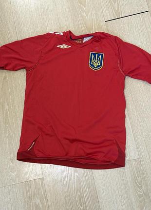 Футболка umbro спортивна майка червона чоловіча жіноча для тренувань