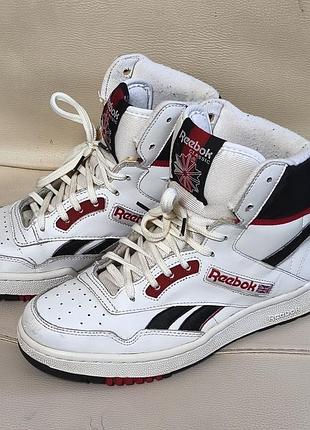 Высокий кожаный кроссовок reebok