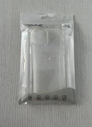 Прозорий чохол clear на iphone 13 pro max, новий