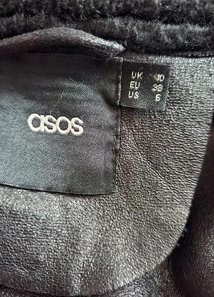 Чорна куртка-авіатор бренду asos 6