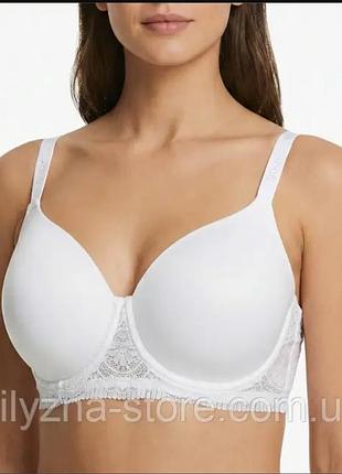 Бюстгальтер безшовный на косточках формованая чашка marks spencer