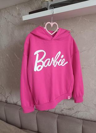 Толстовка для дівчаток barbie рожева утеплена