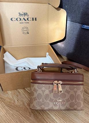 Сумки для жінок coach rainer crossbody bag коричнева