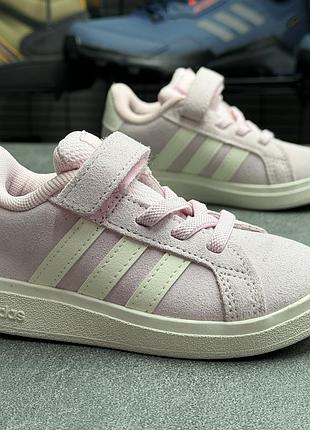 Дитячі рожеві кросівки adidas jr0781