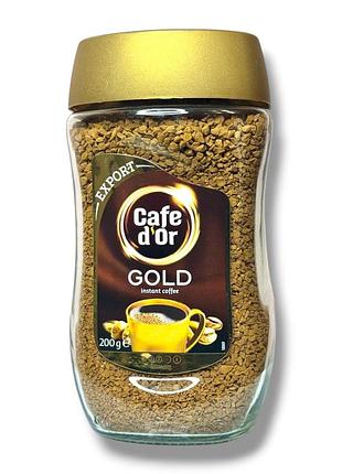 Кава розчинна сублімована cafe d'or gold export 200 г