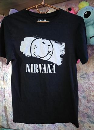 Nirvana футболка и смайл унисекс