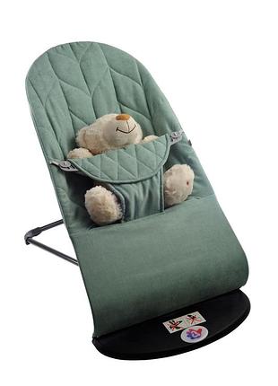 Шезлонг качеля детский sbt group baby balance soft bbs 17 00 бирюзовый хлопок