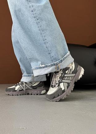 😍 женские кроссовки asics gel-sonoma tr62 black/cement grey