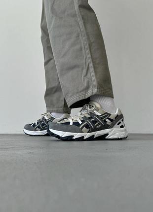 Мужские кроссовки asics gel-sonoma beige/blue gore-tex
