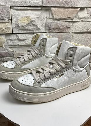 Оригінальні кросівки superdry vintage vegan basket high