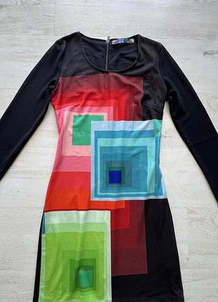 Коротка сукня жіноча desigual різнокольорова xs