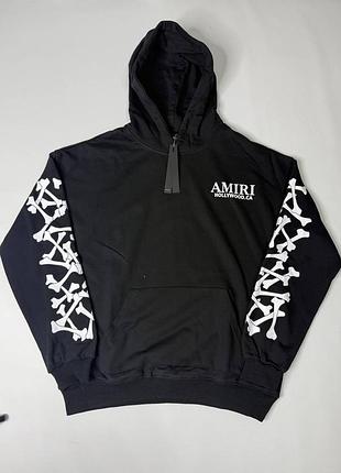 Чоловіче худі amiri чорне з принтом