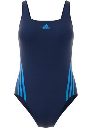 Купальник жіночий adidas суцільний синій