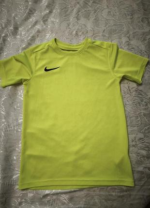 Футболка дитяча nike dry park салатова 137-147 см