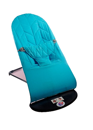 Шезлонг качеля детский sbt group baby balance soft bbs 11 00 синий хлопок