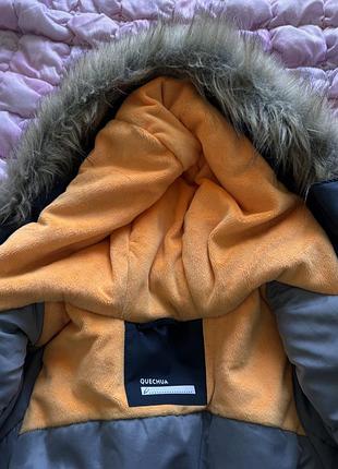 Куртка дитяча quechua водонепроникна синя 4