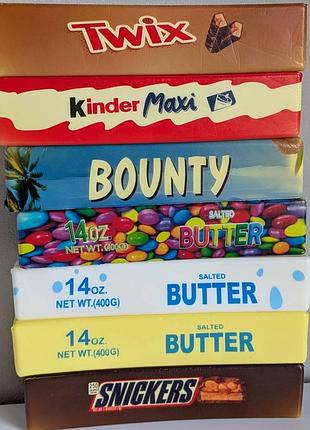 Butter squishy сквиш масло 23 см антистресс большой snickers twix bounty kinder