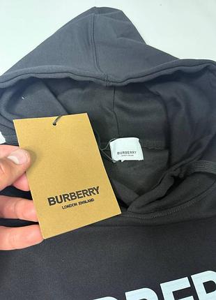 Худі чоловіче burberry чорне 3