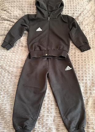Спортивний костюм для хлопчиків adidas, чорний