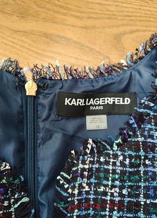 Платье твидовое karl lagerfeld 6