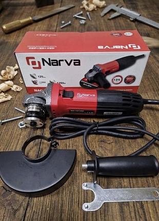 Кутова шліфмашина (болгарка) narva nag-125/1250 | нова