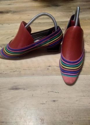 Туфли разноцветные