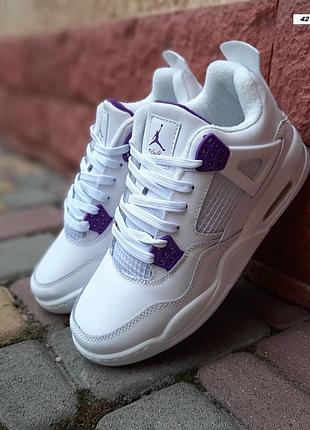 Зимові кросівки nike air jordan 4 retro єврозима