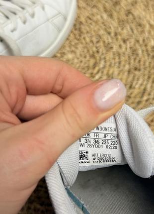 Білі кеди adidas 9