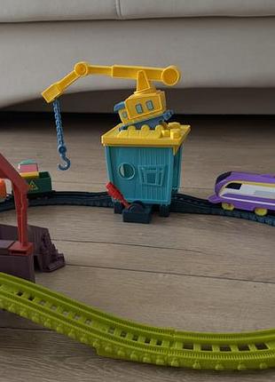 Ігровий набір fisher-price потяг із залізницею